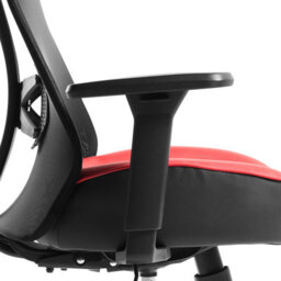 Beliani Office Chair Stryke Red - thumbnail 6