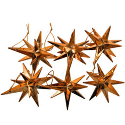 Enchanted Copper Star Bauble 6Pk - thumbnail 5