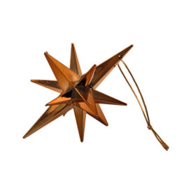 Enchanted Copper Star Bauble 6Pk - thumbnail 3