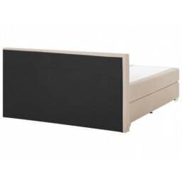 Beliani Divan Bed Fabric President 160 X 200 Cm (Eu King Size) Beige - thumbnail 5