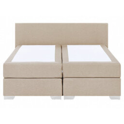 Beliani Divan Bed Fabric President 160 X 200 Cm (Eu King Size) Beige - thumbnail 4