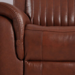 Furniture Instore Cidliano Genuine Leather Tan Electric Power Recliner 2 Seater Sofa - thumbnail 6