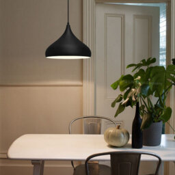 Long Life Lamps Company Modern Ceiling Pendant Light Black Metal Dome Lamp Shade M0080 - thumbnail 6