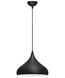Long Life Lamps Company Modern Ceiling Pendant Light Black Metal Dome Lamp Shade M0080 - thumbnail 3
