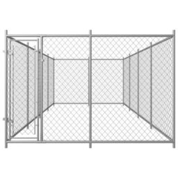 Berkfield Durable Outdoor Dog Kennel 8X4X2 M - thumbnail 1