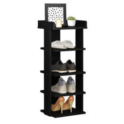 Neo Multi-Layer Wooden Shoe Rack Durable Storage Organiser Boots Sneakers Heels Space Saving Entryway Shelf - thumbnail 6