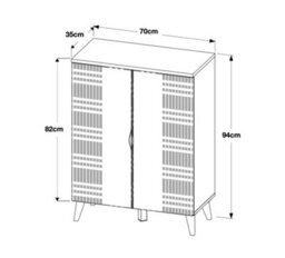 Furneo High Gloss & Matt White Living Room Set Tv Stand Display Cabinet Sideboard Azzurro 10/12/14 Blue Led Lights - thumbnail 3