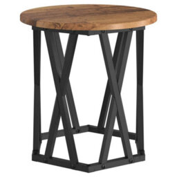 Berkfield Nesting Side Tables (Set Of 2) - Rustic Wood Look, Made Of Engineered Wood - thumbnail 7