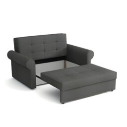 Viva Ii Sofa Bed With Sleeping Function Bedding Storage Hydrophobic Fabric Metal Legs 148X85X98Cm Pink - thumbnail 4