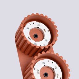 Luminosa Lighting Luminosa Aura Surface Mounted Downlight Red Ochre 2X Gx53 - thumbnail 5