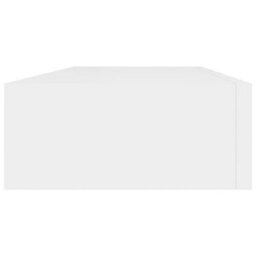 Berkfield Wall-Mounted Drawer Shelves 2 Pcs White 60X23.5X10Cm Mdf - thumbnail 6