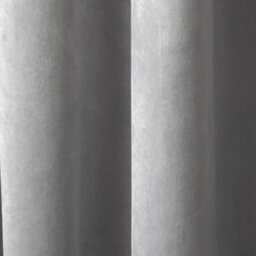 Laurence Llewelyn-Bowen Montrose Velvet Blackout-Coated Pair Of Silver Eyelet Curtains - thumbnail 3