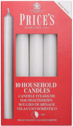 Price's 4X Prices 10 White Household Candles 5H Burn Time 17Cm X 1.8Cm - thumbnail 6