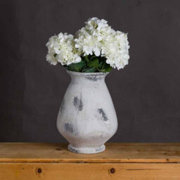 Hill Interiors Naxos Large Antique White Vase - thumbnail 4