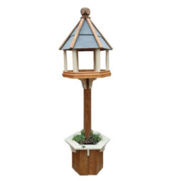Buttercup Farm Hadleigh  Bird Table With Planter - thumbnail 1