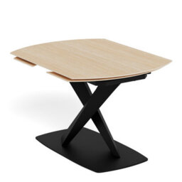 Furniture To Go Morella Oval Extending Dining Table In Sand Ceramic 120-180Cm - thumbnail 6