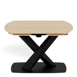 Furniture To Go Morella Oval Extending Dining Table In Sand Ceramic 120-180Cm - thumbnail 7