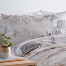 Appletree Edale 100% Cotton Duvet Cover Set With Contrast Piping - thumbnail 2