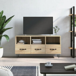 Berkfield Tv Cabinet Sonoma Oak 102X36X50 Cm Engineered Wood - thumbnail 1