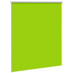 Berkfield Roller Blind Blackout Leaves Green 135X150 Cm Fabric Width 131.6 Cm Polyester - thumbnail 3