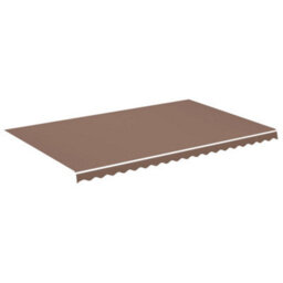 Berkfield Replacement Fabric For Awning Brown 5X3 M - thumbnail 2