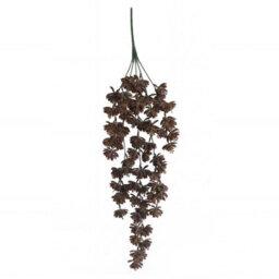 Leaf 70Cm Artificial Trailing Sedum Succulent Plant Dusty Brown Hanging Faux Greenery - thumbnail 1
