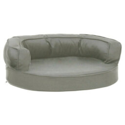 Walplus Ergonomic Dog Bed Mattress 60X42 Cm Linen Look Grey - thumbnail 2