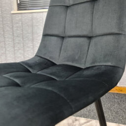 Kosy Koala Dining Chairs Set Of 4 Black Tufted Chairs Velvet Chairs Seats - thumbnail 3