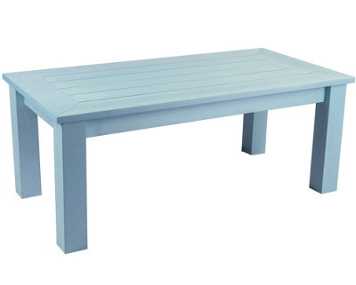 Winawood Wood Effect Coffee Table - L120Cm X D61Cm X H48Cm - Powder Blue
