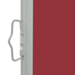 Berkfield Patio Retractable Side Awning 160X300 Cm Red - thumbnail 3