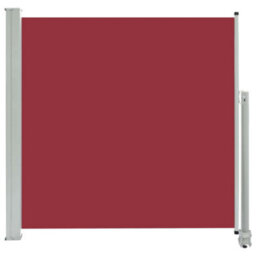 Berkfield Patio Retractable Side Awning 160X300 Cm Red - thumbnail 2