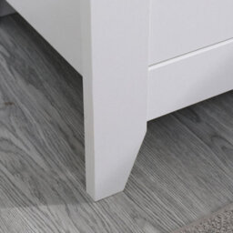Furniturehmd White Set Of 2 Bedside Table Wooden Nightstand Cabinet Unit With 3 Drawers Sofa End Side Table For Living Room/bedroo - thumbnail 6