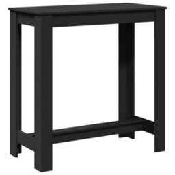 Berkfield Bar Table Black 102X50X103.5 Cm Engineered Wood - thumbnail 6