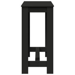 Berkfield Bar Table Black 102X50X103.5 Cm Engineered Wood - thumbnail 5