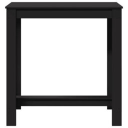 Berkfield Bar Table Black 102X50X103.5 Cm Engineered Wood - thumbnail 4