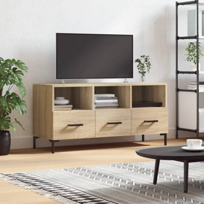 Berkfield Tv Cabinet Sonoma Oak 102X36X50 Cm Engineered Wood - image 1