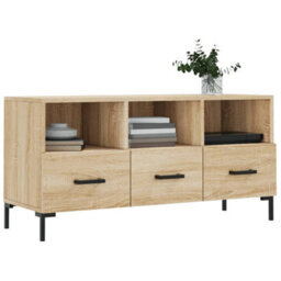 Berkfield Tv Cabinet Sonoma Oak 102X36X50 Cm Engineered Wood - thumbnail 3