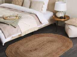 Beliani Rug Demirci Beige 120 X 180 Cm Jute - thumbnail 2