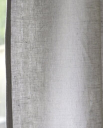 Love My Window Linen Grey Slot Top Voile Panel - thumbnail 3