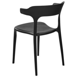 Beliani Set Of 4 Garden Chairs Gubbio Black - thumbnail 7