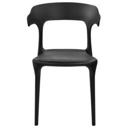 Beliani Set Of 4 Garden Chairs Gubbio Black - thumbnail 6