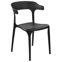 Beliani Set Of 4 Garden Chairs Gubbio Black - thumbnail 5
