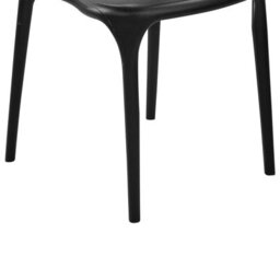 Beliani Set Of 4 Garden Chairs Gubbio Black - thumbnail 8