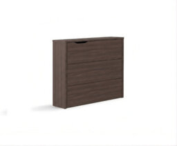 Arte Bed Concept Oak Dunin Hidden Folding Desk 115Cm - Right-Hand Convertible Workspace With Storage - thumbnail 3