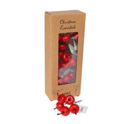 Apple Bunch Pick  - Red Artificial Flowers - thumbnail 8