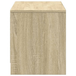Vidaxl Tv Cabinet With Led Sonoma Oak 97X34X40 Cm Engineered Wood - thumbnail 7