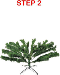 Abaseen Green 6-Ft Artificial Christmas Tree - 1000 Tips Xmas Tree Christmas For Decoration - Pine Tree With Strong Metal Stand - thumbnail 2