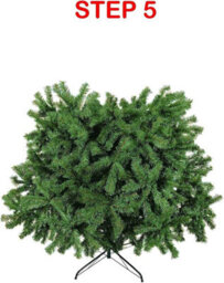 Abaseen Green 6-Ft Artificial Christmas Tree - 1000 Tips Xmas Tree Christmas For Decoration - Pine Tree With Strong Metal Stand - thumbnail 5