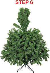 Abaseen Green 6-Ft Artificial Christmas Tree - 1000 Tips Xmas Tree Christmas For Decoration - Pine Tree With Strong Metal Stand - thumbnail 6