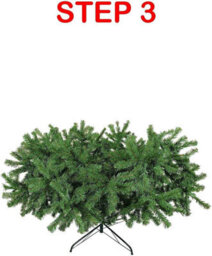 Abaseen Green 6-Ft Artificial Christmas Tree - 1000 Tips Xmas Tree Christmas For Decoration - Pine Tree With Strong Metal Stand - thumbnail 3